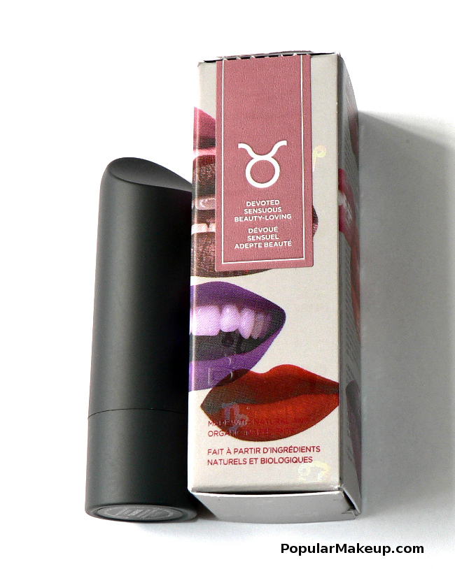 Bite Taurus Lipstick Tube Pictures, Swatches, Review, take a look at this cool box of the Bite Taurus Lipstick #lipstick #bite