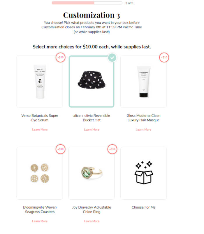 FabFitFun Spring 2021 Customization 3