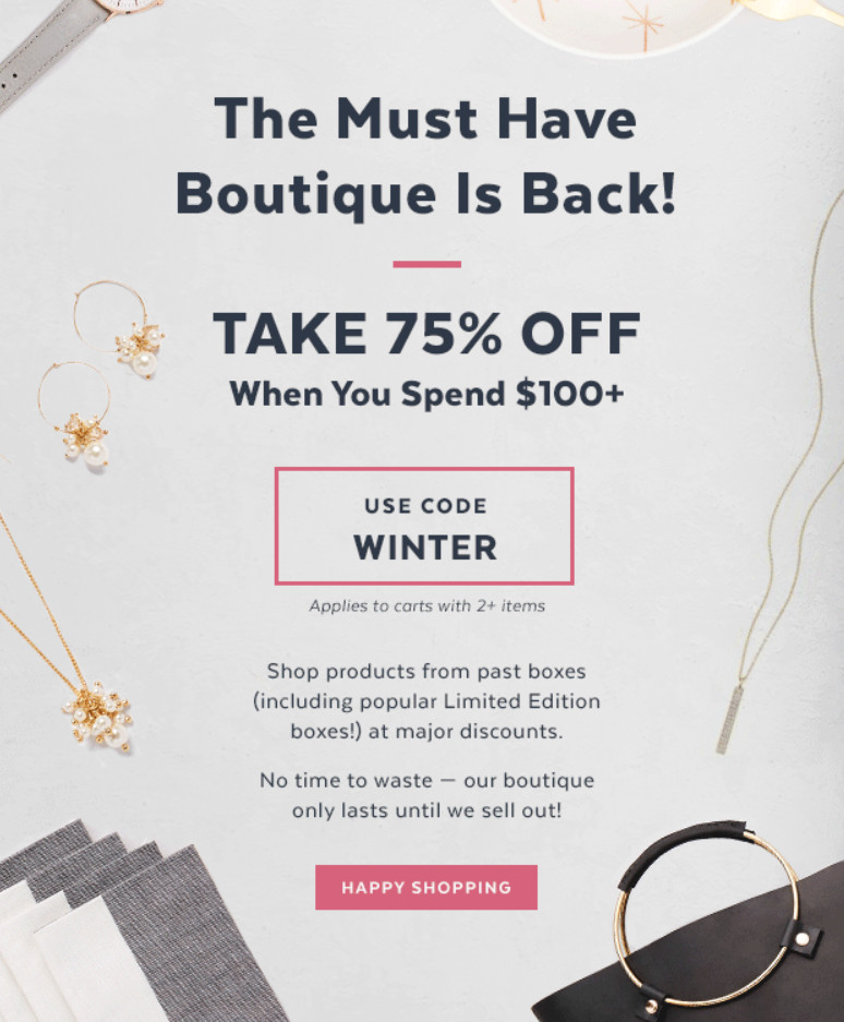 PopSugar -- Get 75% Off Your Whole Order