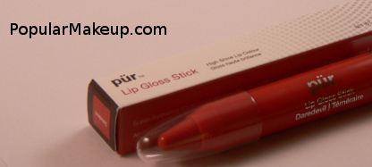 Pur Minerals Lip Gloss Stick in Daredevil Swatches, Review, Pictures