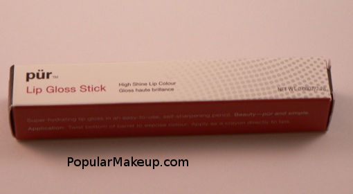 Pur Minerals Lip Gloss Stick in Daredevil Swatches, Review, Pictures