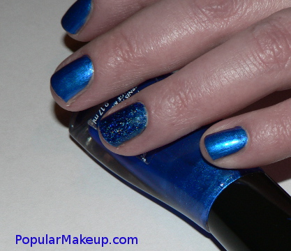 Sally Hansen Insta-Dri Indigo Blue Swatches