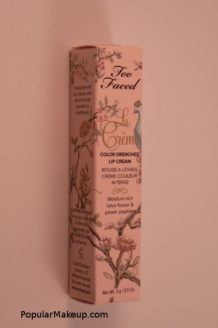 Too Faced La Creme Color Drenched Lip Cream in Sweet Maple